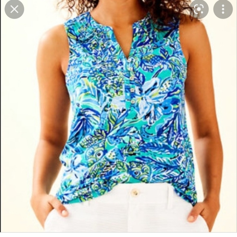 Lilly Pulitzer Essie top XL